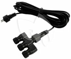12 Volt 3-weg Verdeler Met 5 Meter Aansluitkabel
