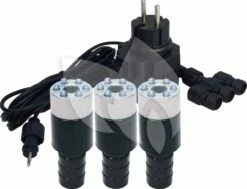 3 LED-LIGHTS Met Vervangbare LED Krans