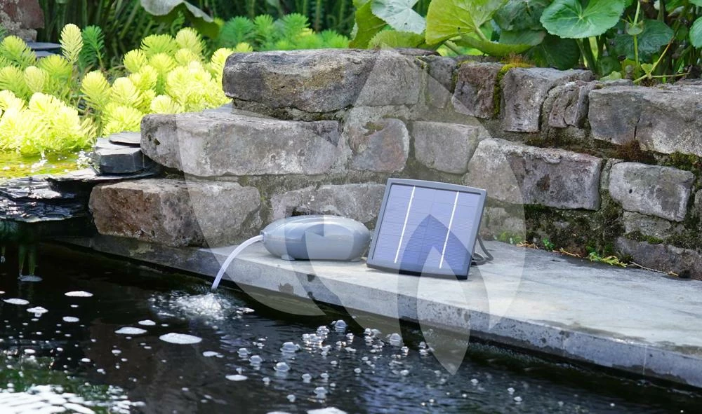 Ubbink Air Solar 100 Luchtpomp Met Zonnepaneel - Image 2