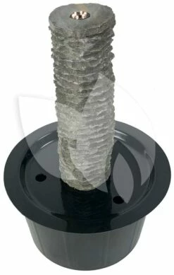 El Capitain Waterornament Natuursteen LED 40 Cm