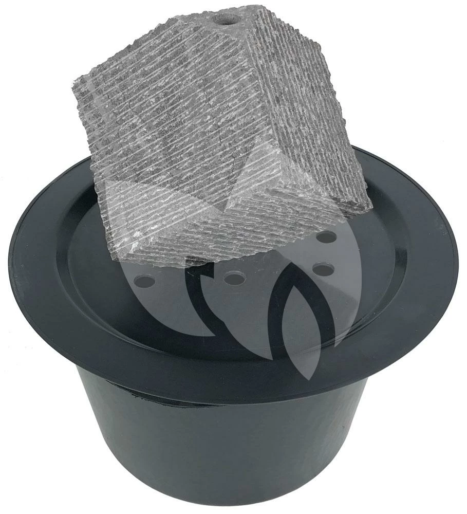 Kubus Waterornament Natuursteen 31 Cm Doorsnede