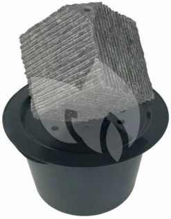 Kubus Waterornament Natuursteen 38 Cm Doorsnede