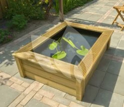 Ubbink Quadro 6 Houten Vijverombouw Wood 2