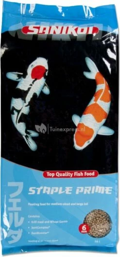 SaniKoi Staple Prime Visvoer 6mm - 20 Liter