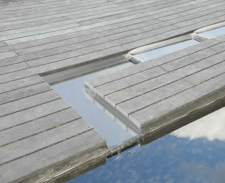 Ubbink Wolga Beekloop Hoek Rechts Rvs - Image 3