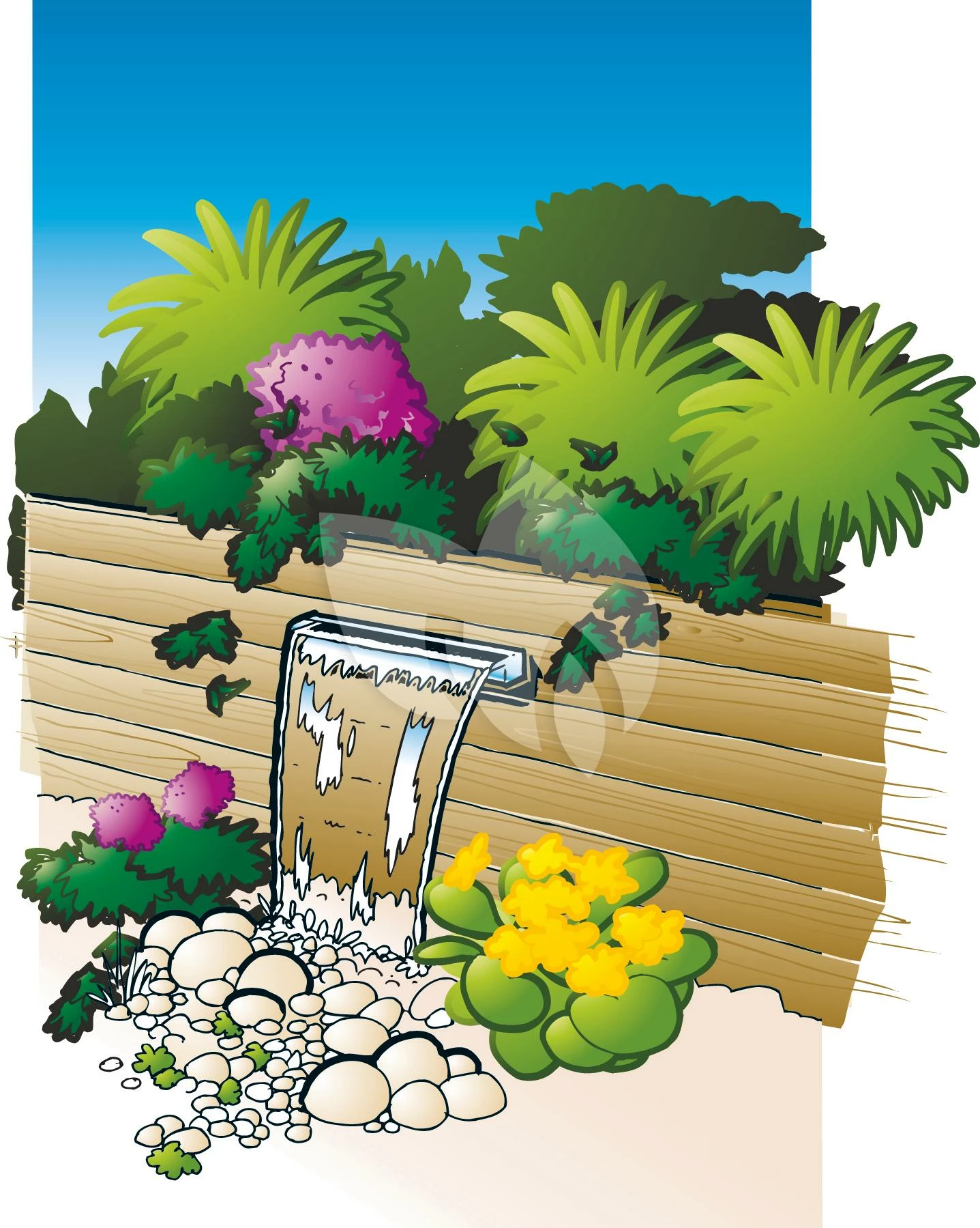 Ubbink Niagara 30 Rvs Waterval LED - Image 2