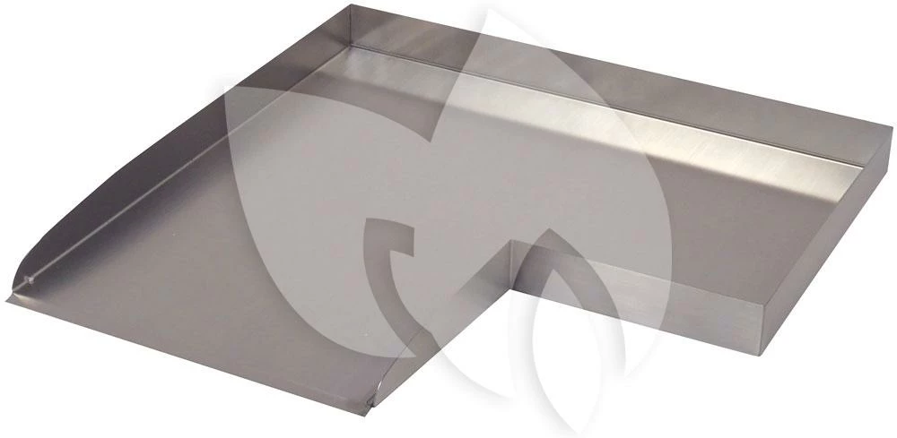 Ubbink Wolga Beekloop Hoek Links Rvs